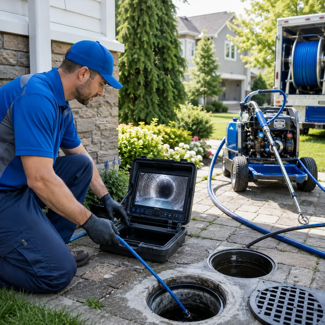 Outdoor drain cleaning professionals serving Hampton, GA